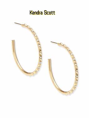 Veronica Hoop Earrings in Gold